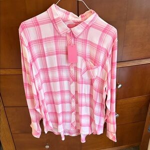NWT Rails Plaid Button-Up Shirt size xxl